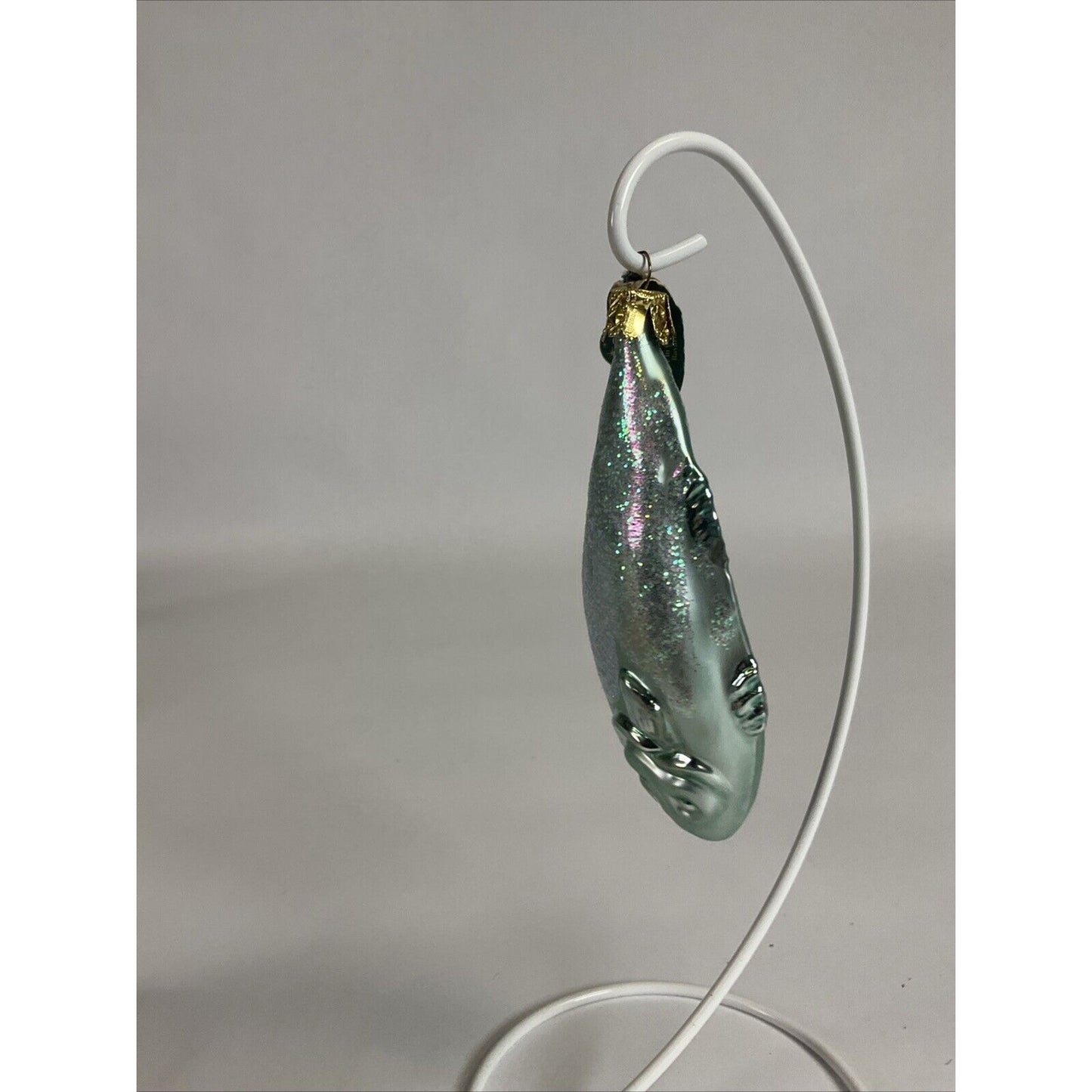 Christborn Glass Figural Fish Christmas Ornament