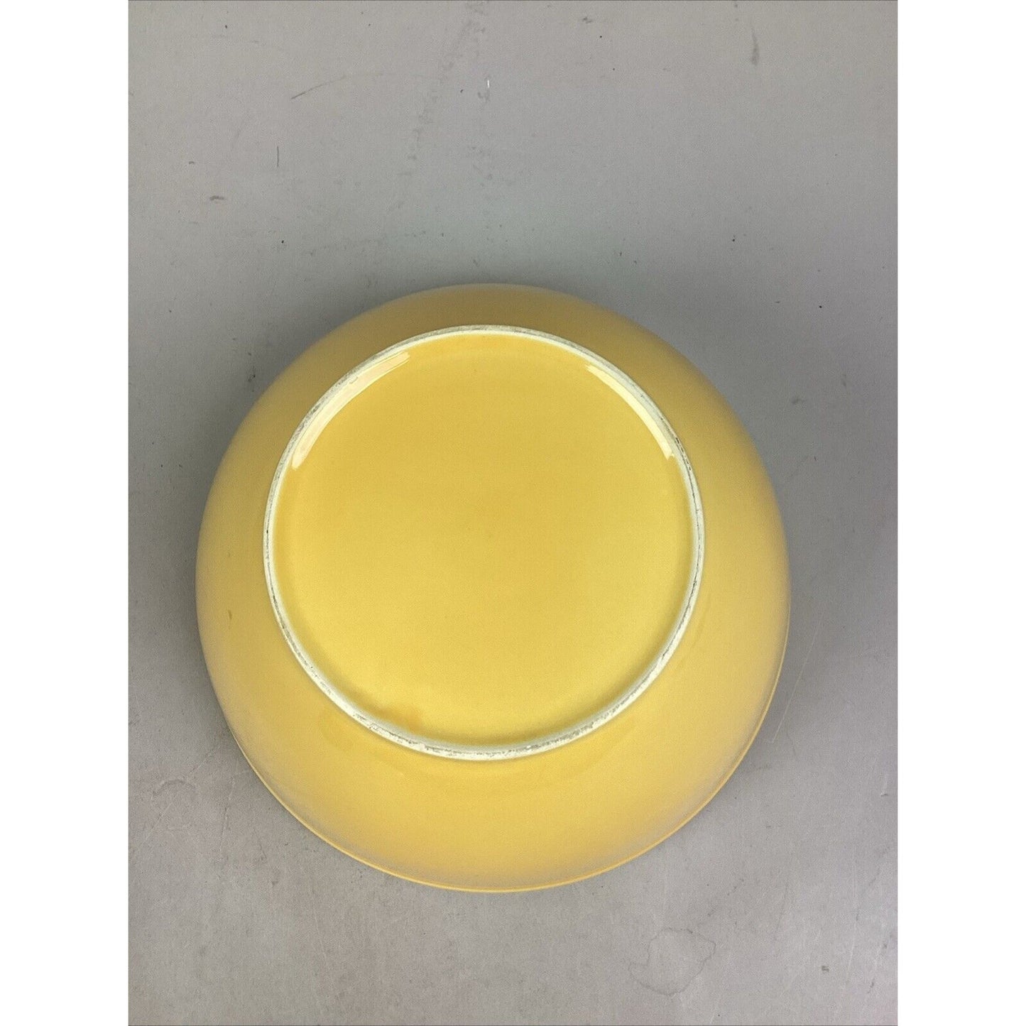 Vintage Large Yellow Salad Or Mixing Bowl - 4.5”Hx10”D