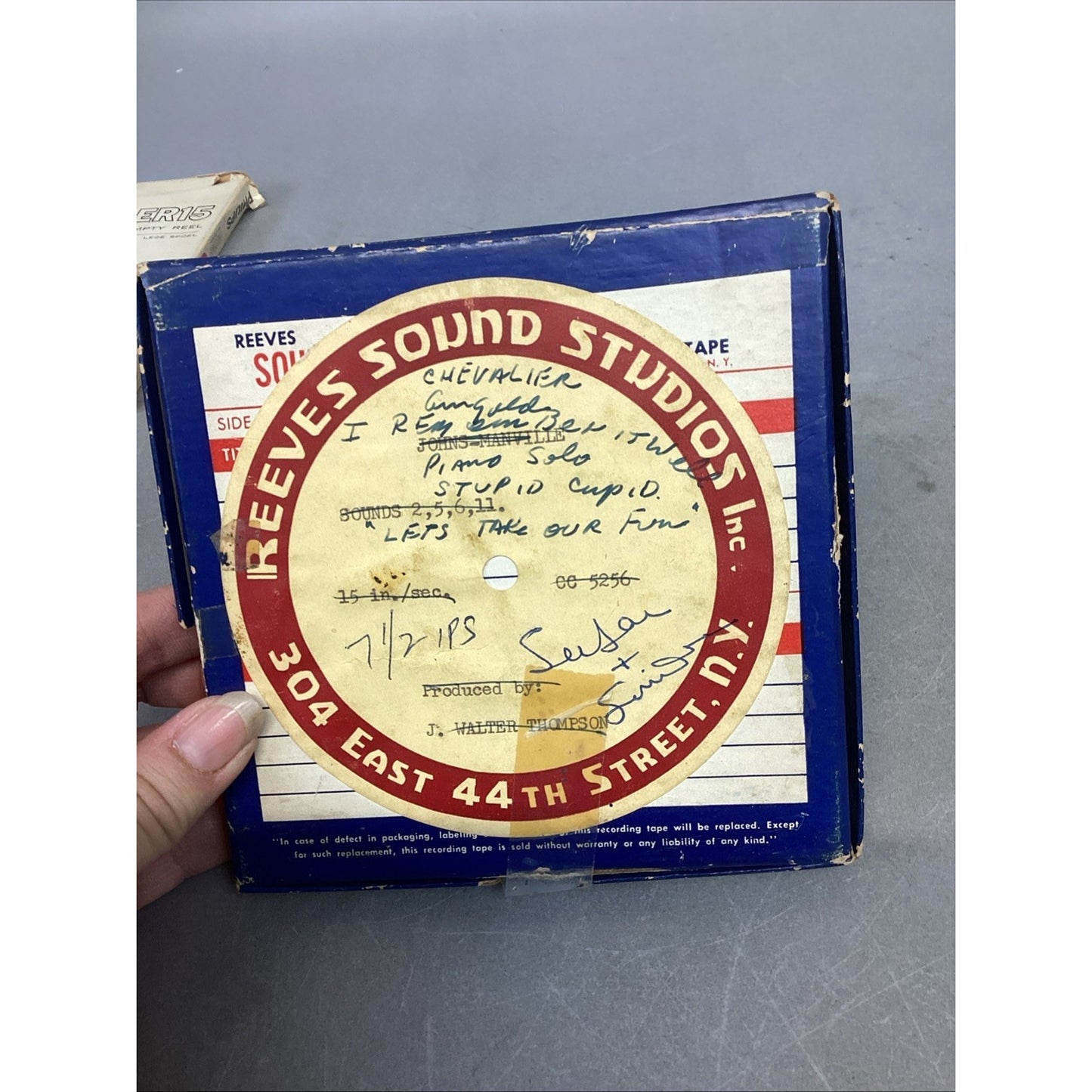 8 Philips Soundcraft Scotch RCA Pre-Recorded Magnetic Tape Reels Different Sizes