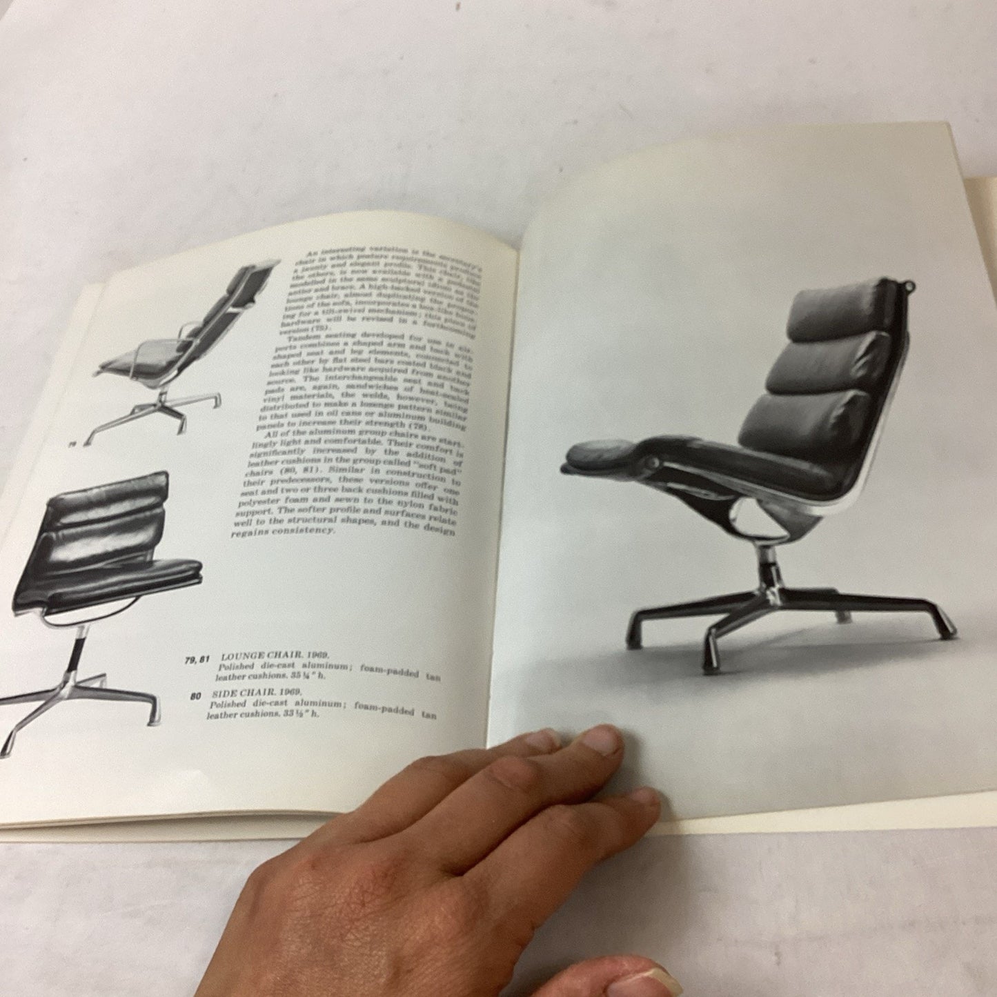 Vintage Charles Eames Furniture From Design Collection Book 1973