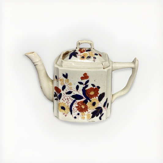 Vintage Mason’s Ironstone China Floral Pottery Teapot - Made In The UK - #23728