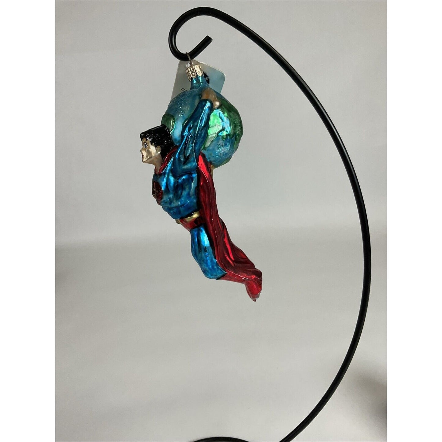 DC Warner Bros Store Christopher Radko Superman 1996 Glass Limited Ornament