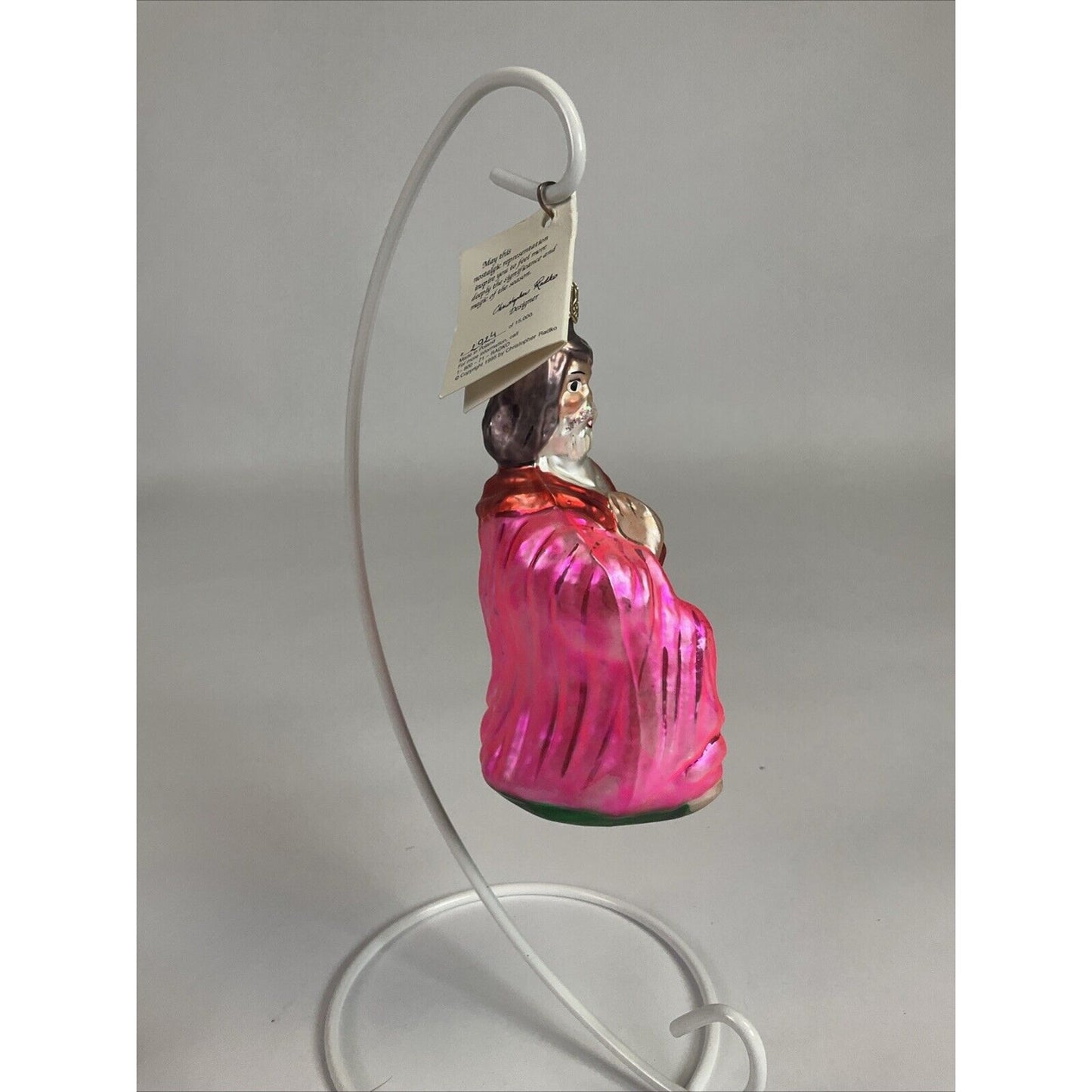 Christopher Radko Joseph From Nativity Set Glass Christmas Ornament LE