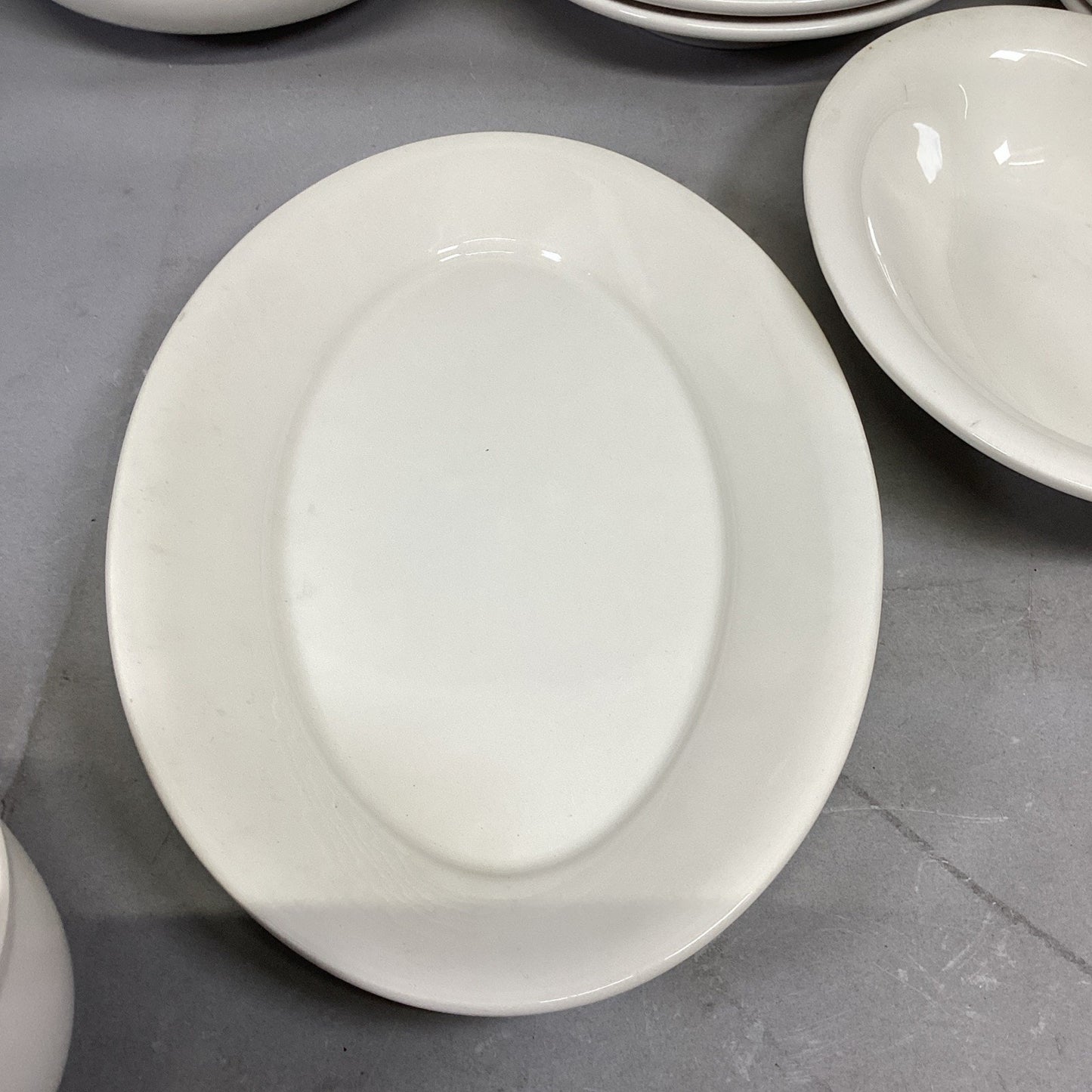 Homer Laughlin China - Set Of 34 Bowls, Plates, Mugs, Soup Bowls & More