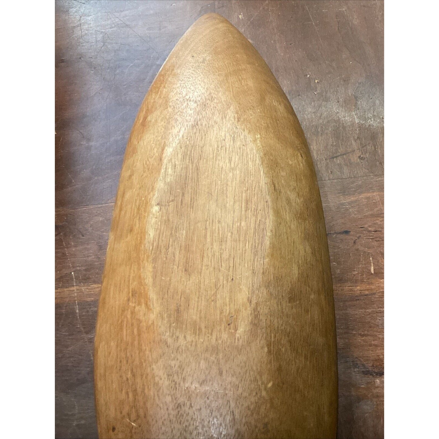 Vintage 18” Teak Monkey Pod Hawaiian Wood Bowl