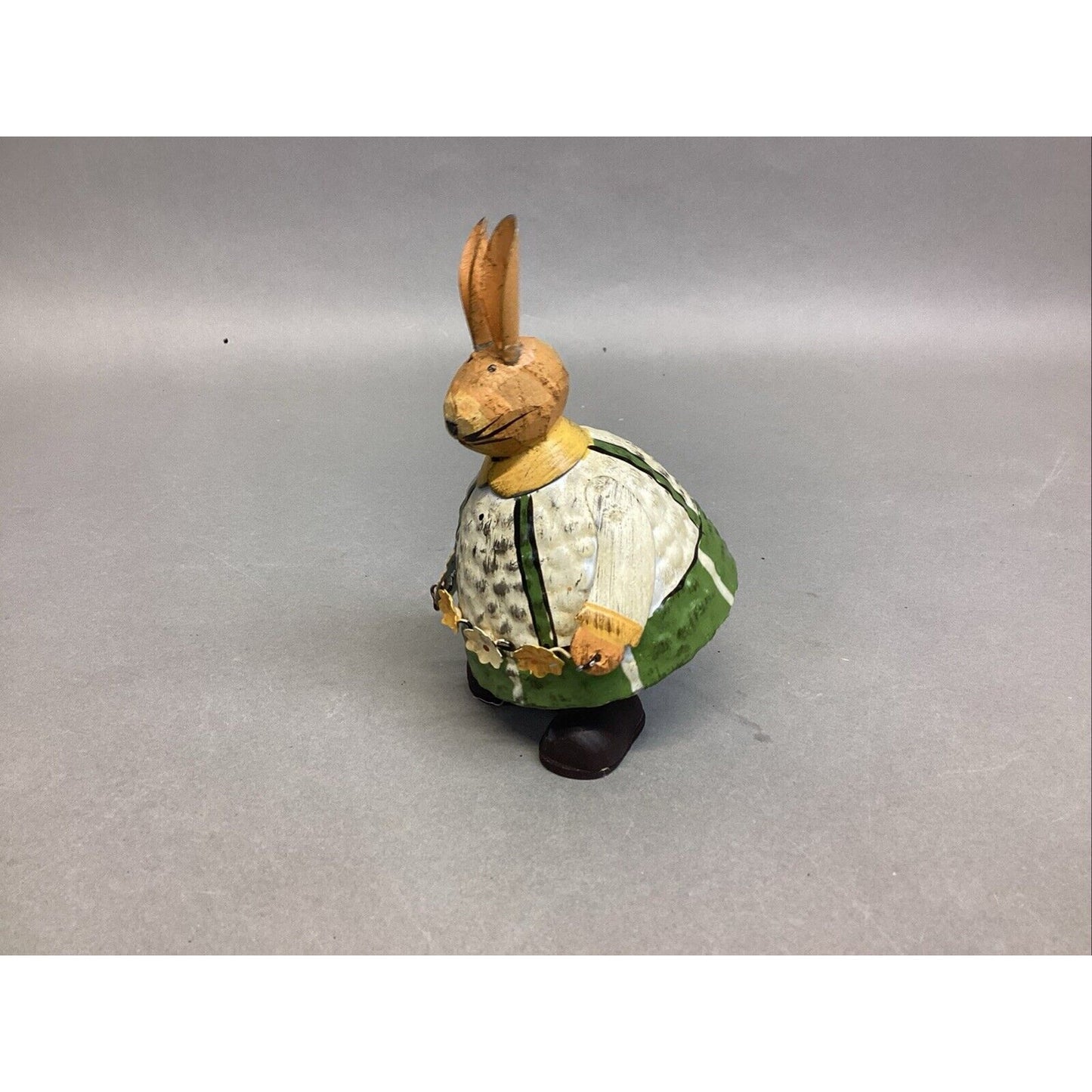 Vintage Bobble Head Spring Loaded Easter Bunny Rabbit Figurine
