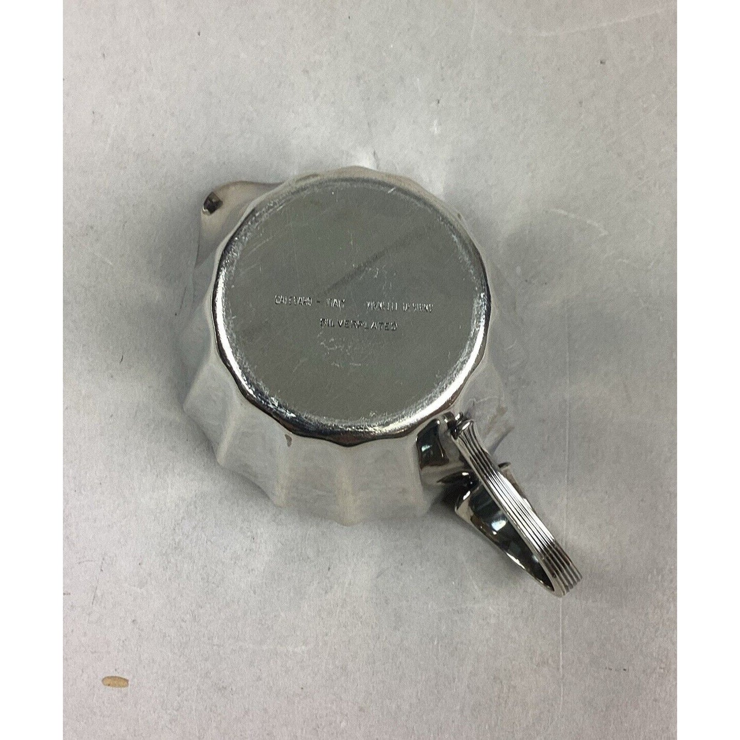 Vignelli Designs Silver Plated Creamer - Made In Italy