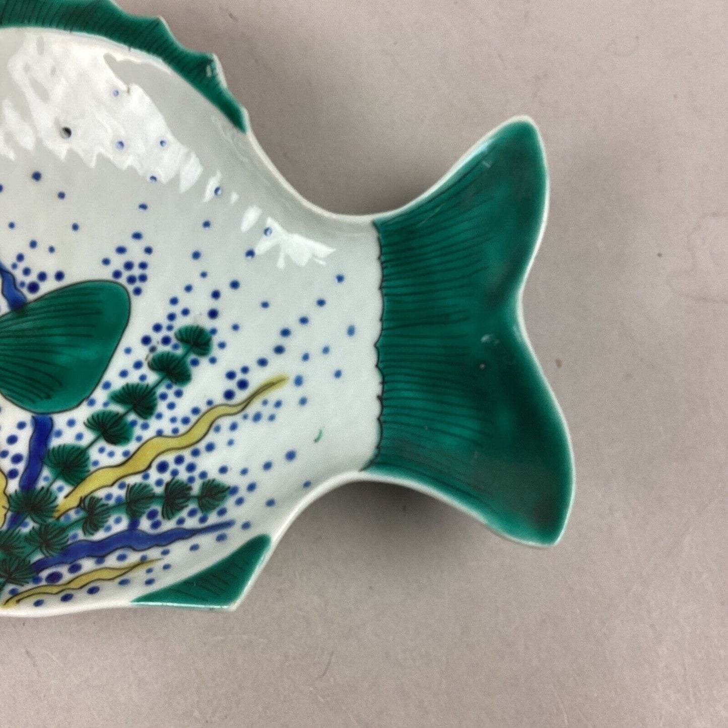 Arita Japan Fish Shaped Plate