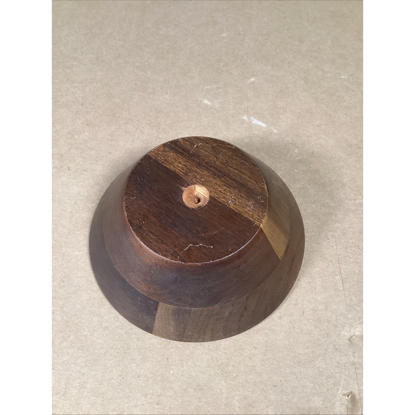 Set Of 2 Real Walnut Dessert Salad Bowls By Vermillion