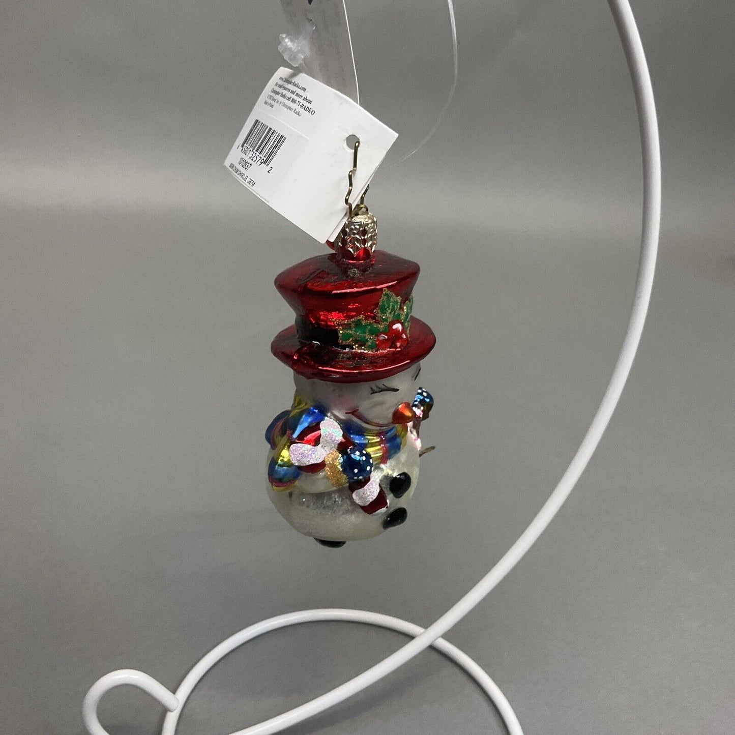 Radko "Chicks Ahoy” + “Snow Chum Charlie” Christmas Ornament/ Damaged