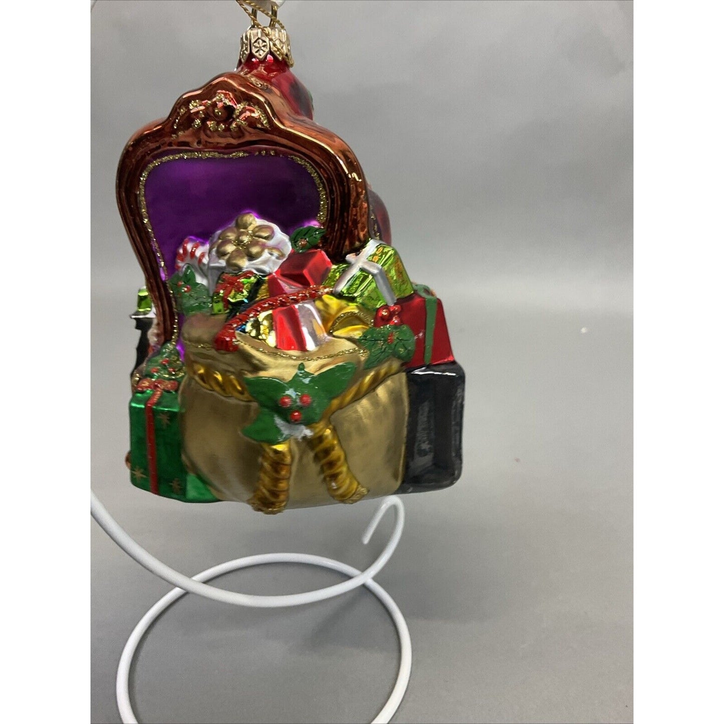 Polonaise Collection Saks 5th Ave Santa + Radko Ring In The Holidays / Damaged