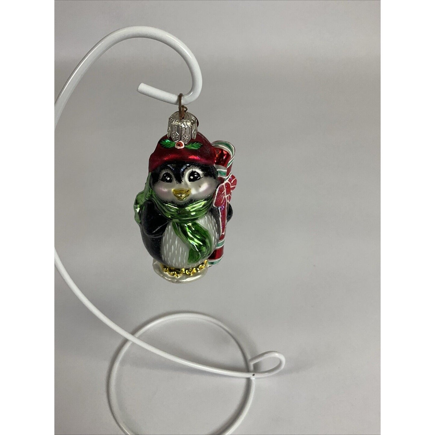 Christopher Radko 2001 Peppermint Penny Penguin Ornament