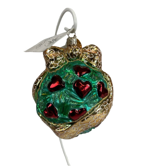 1997 Christopher Radko Kisseltoe Ball Christmas Ornament