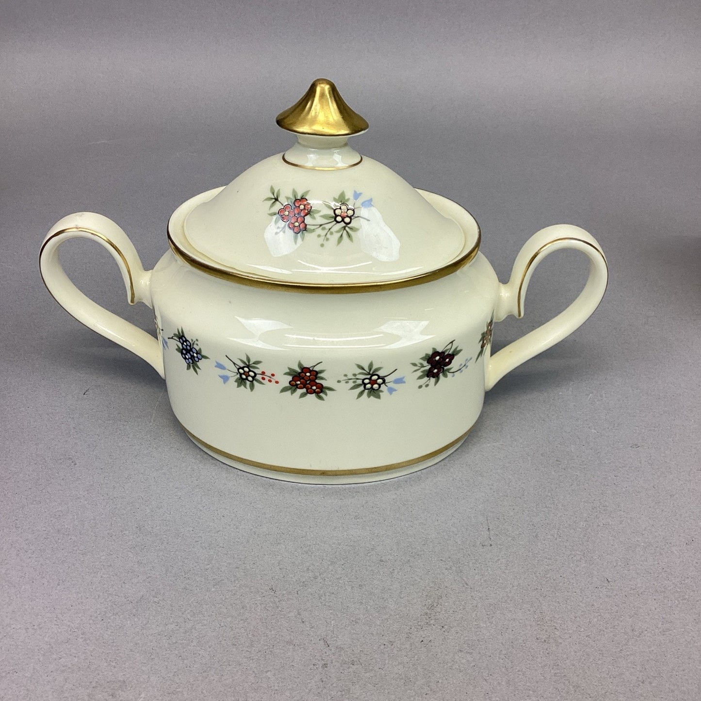 Minton Mirabeau Bone China Sugar Bowl & Creamer Set - Made In England