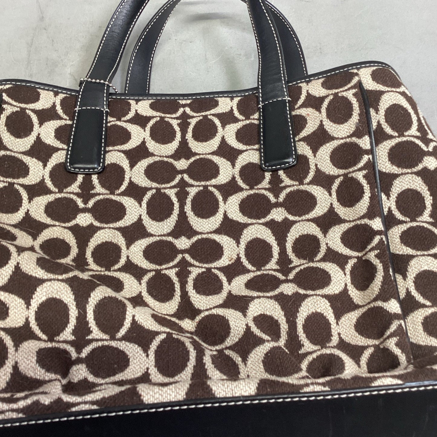 Coach Signature Shoulder Hand Bag #E0J-8131