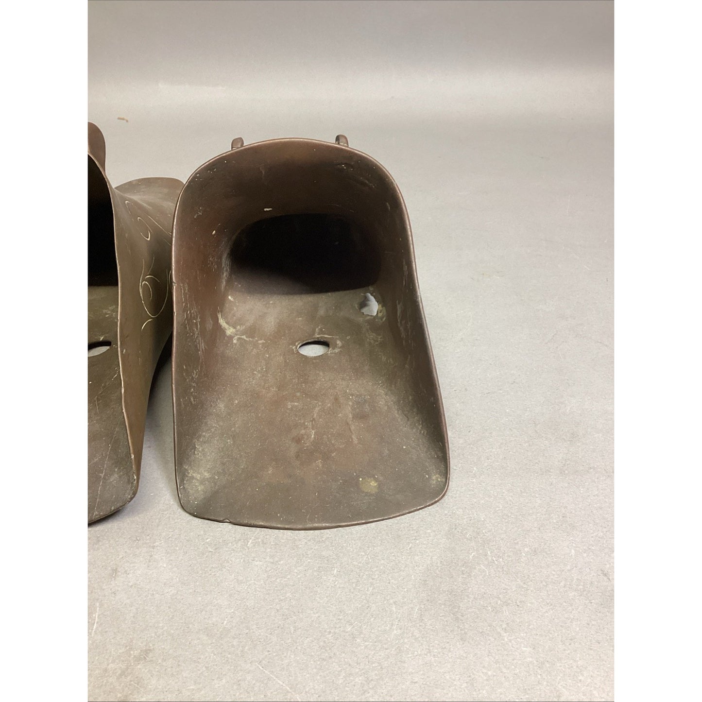 Pair Of Vintage Brass Conquistador Spanish Horse Stirrups