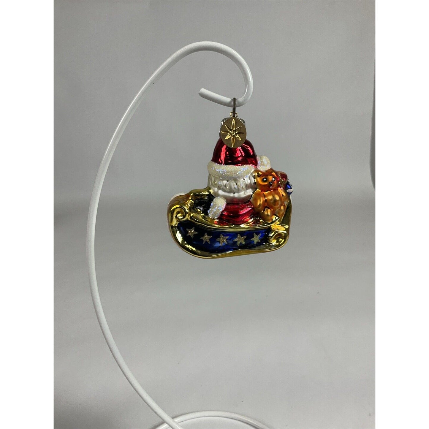 Christopher Radko “Now Dash Away Gem” Christmas Ornament