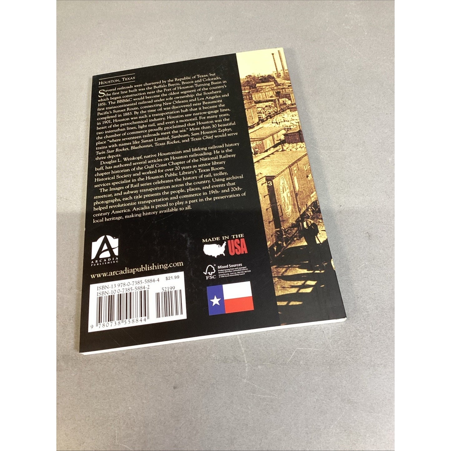 Images Of Rail - Rails Around Houston Paperback Douglas L. Weiskopf