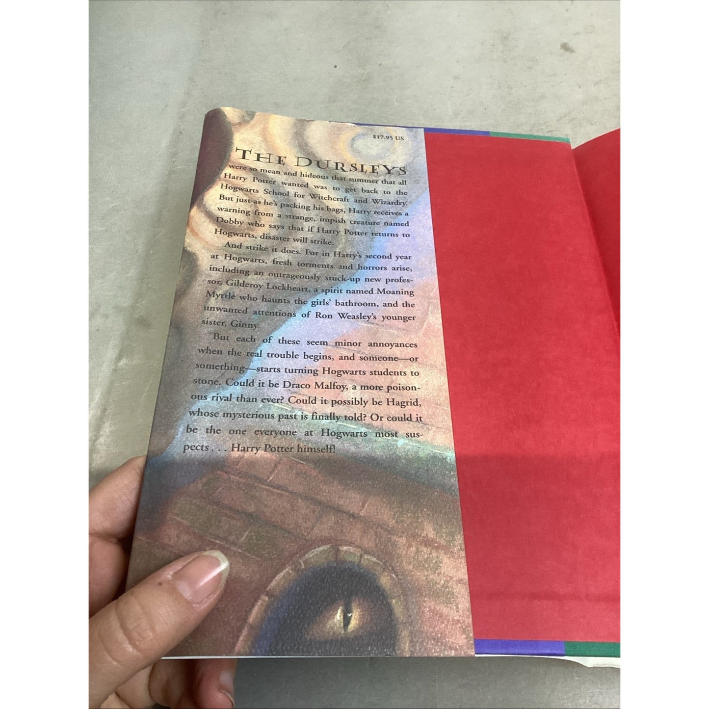 Harry Potter and The Chamber of Secrets by J. K. Rowling Book