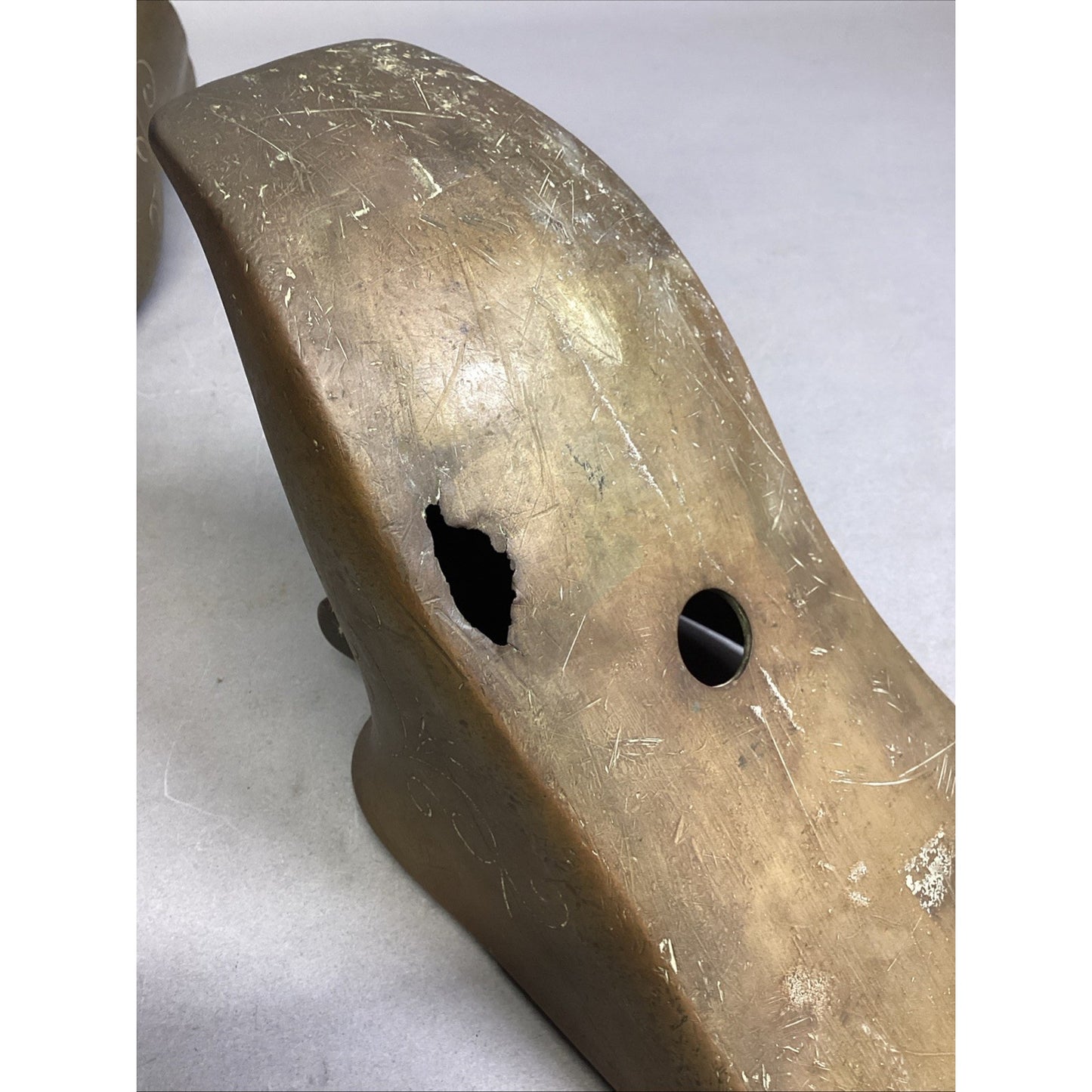 Pair Of Vintage Brass Conquistador Spanish Horse Stirrups