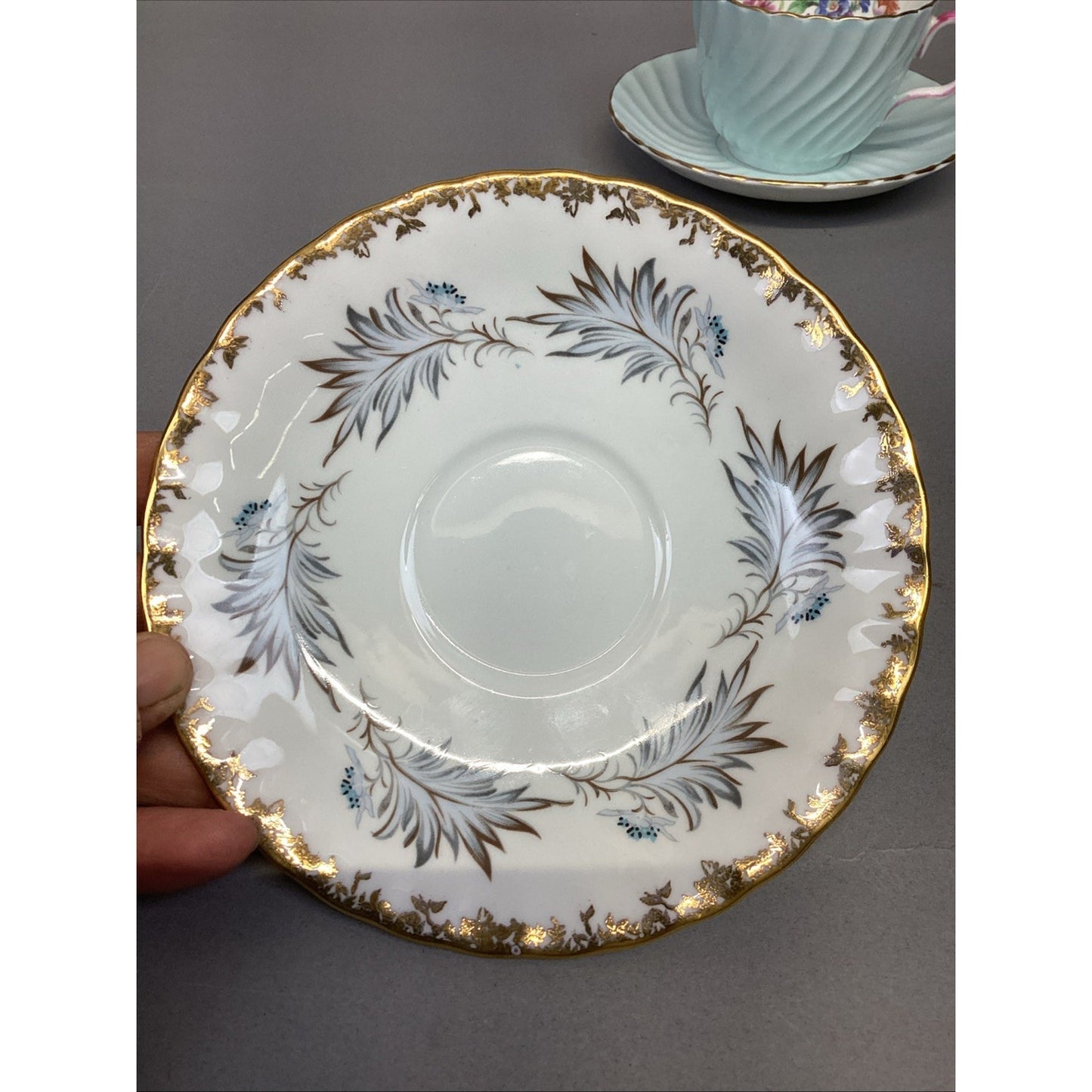 VTG Miscellaneous Lot Of 9 - Royal Albert/Royal York/Aynsley Cups/Saucers/Plates