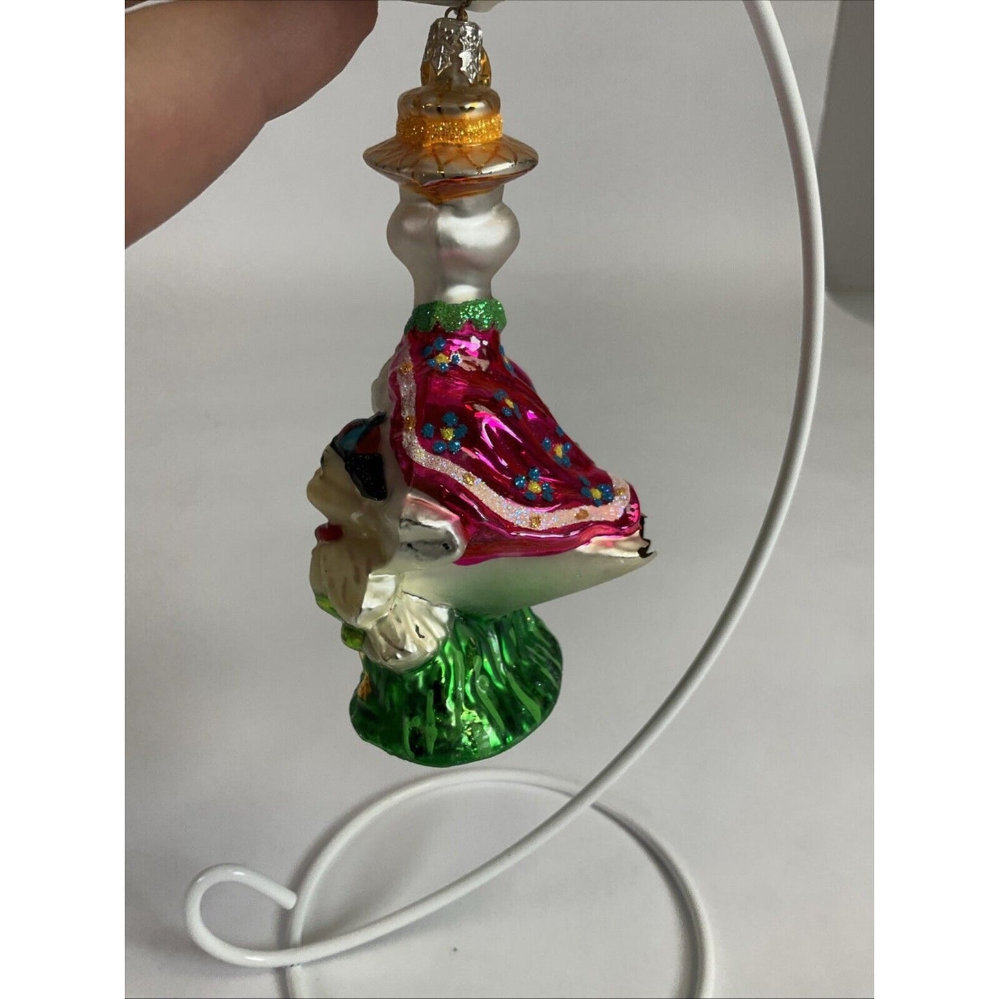 Vintage Christopher Radko Christmas Holiday Ornaments Goose Gaggle / Damaged