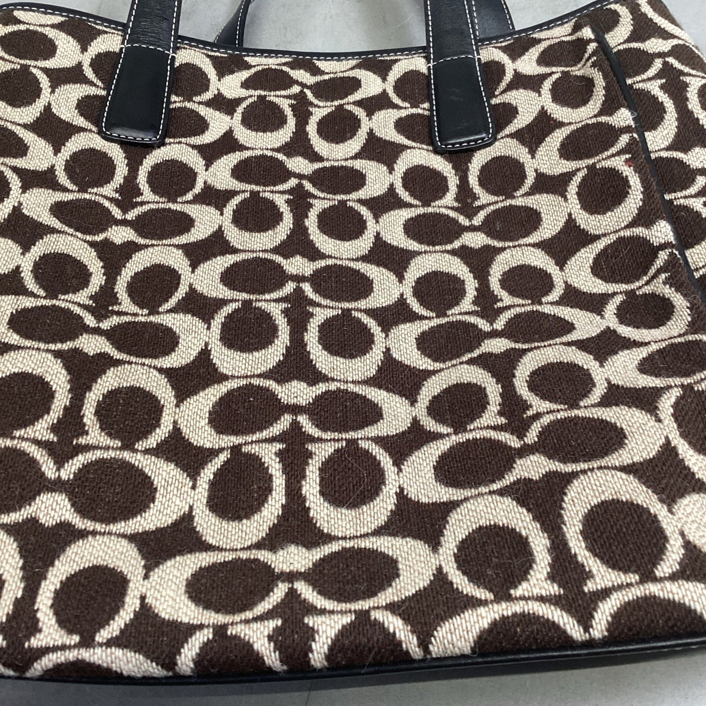 Coach Signature Shoulder Hand Bag #E0J-8131