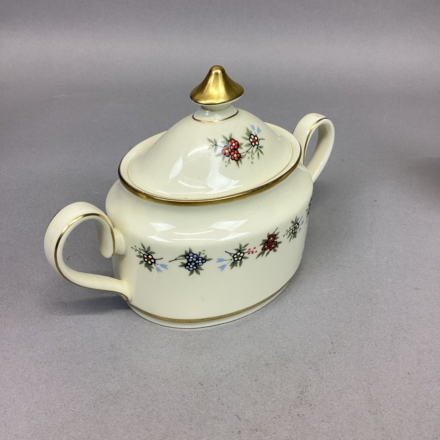 Minton Mirabeau Bone China Sugar Bowl & Creamer Set - Made In England