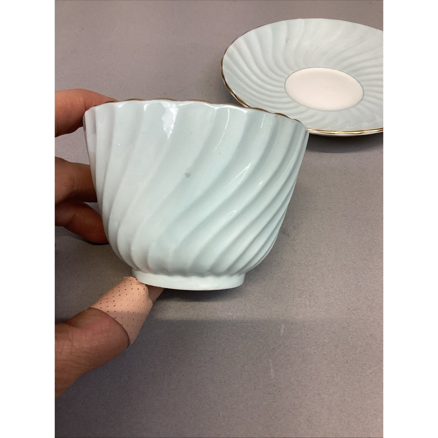 VTG Miscellaneous Lot Of 9 - Royal Albert/Royal York/Aynsley Cups/Saucers/Plates