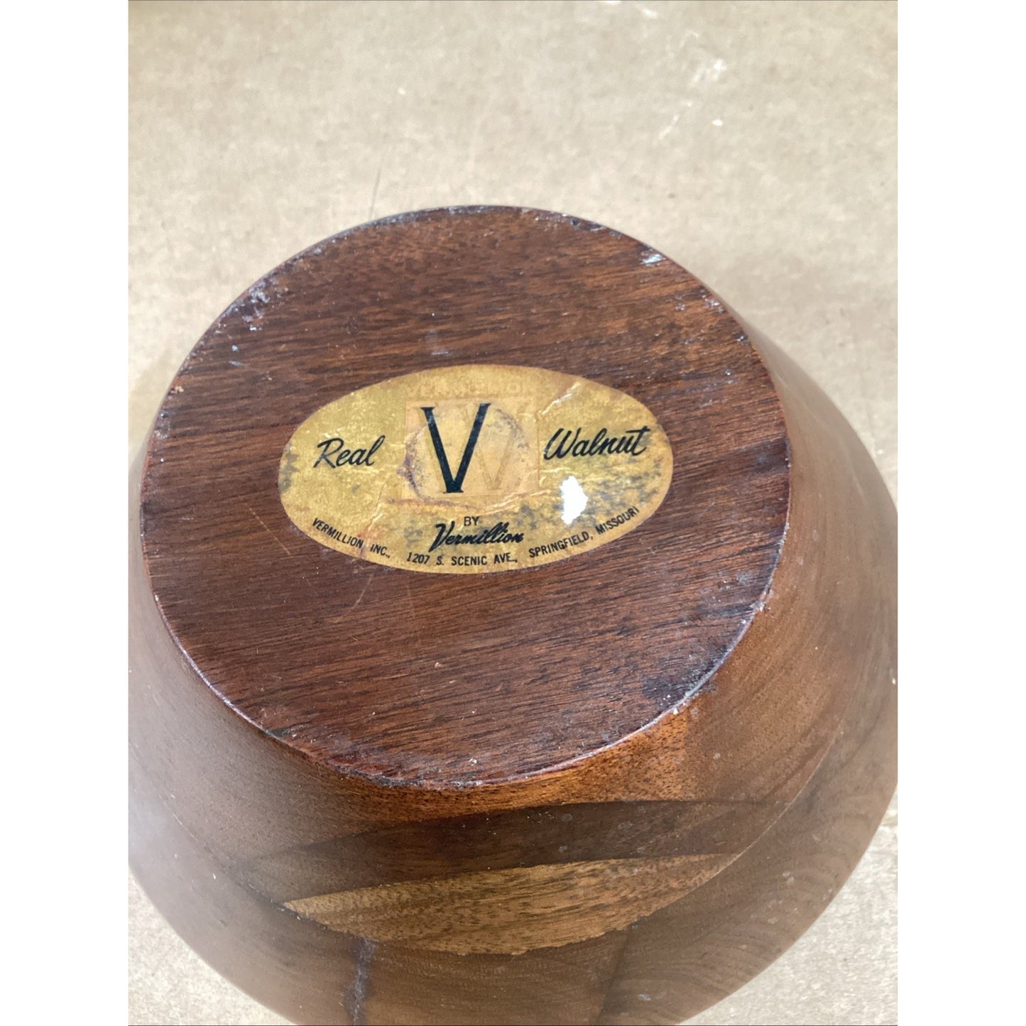 Set Of 2 Real Walnut Dessert Salad Bowls By Vermillion