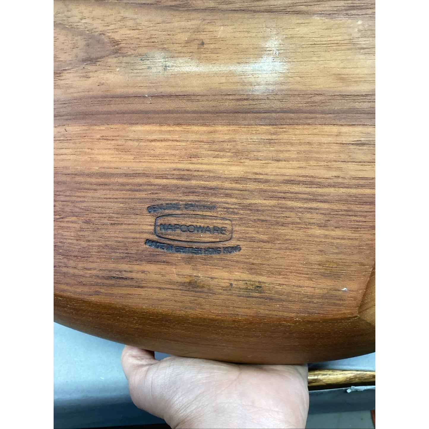 Genuine Bangkok Teak Napcoware Bowls - Lot Of 5