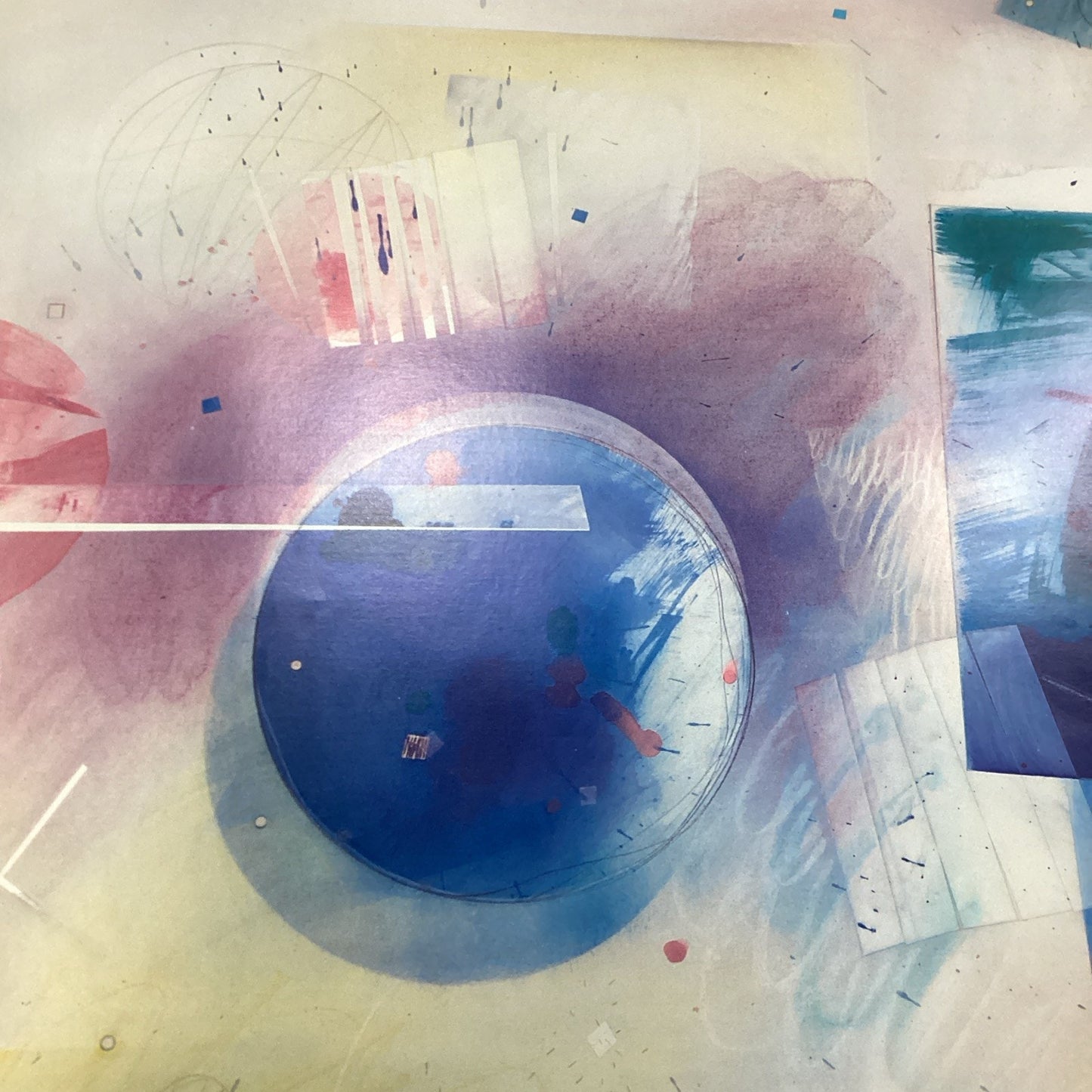 Nancy Louise Jones Abstract Art Print - 46x35”