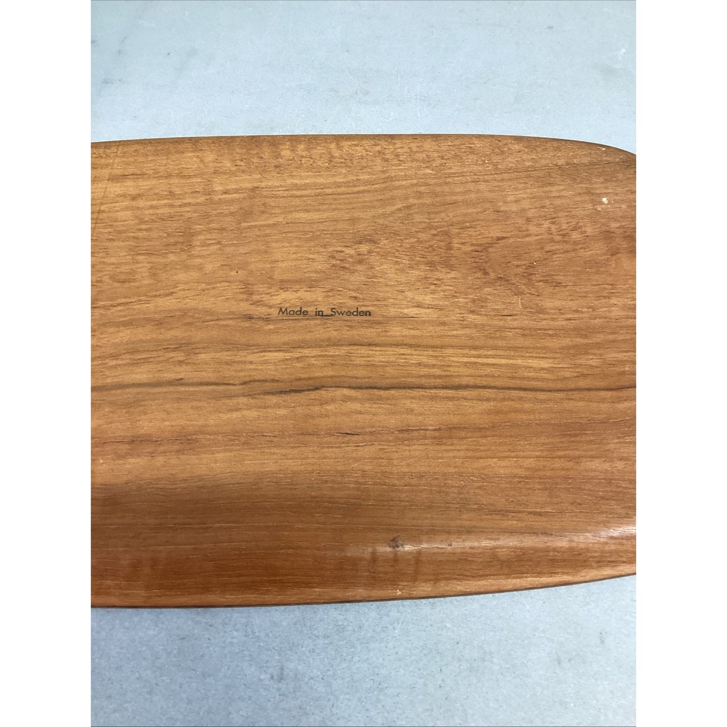 Set Of 3 - Teak Serving Platter- Round Serving Platter And Small Bowl