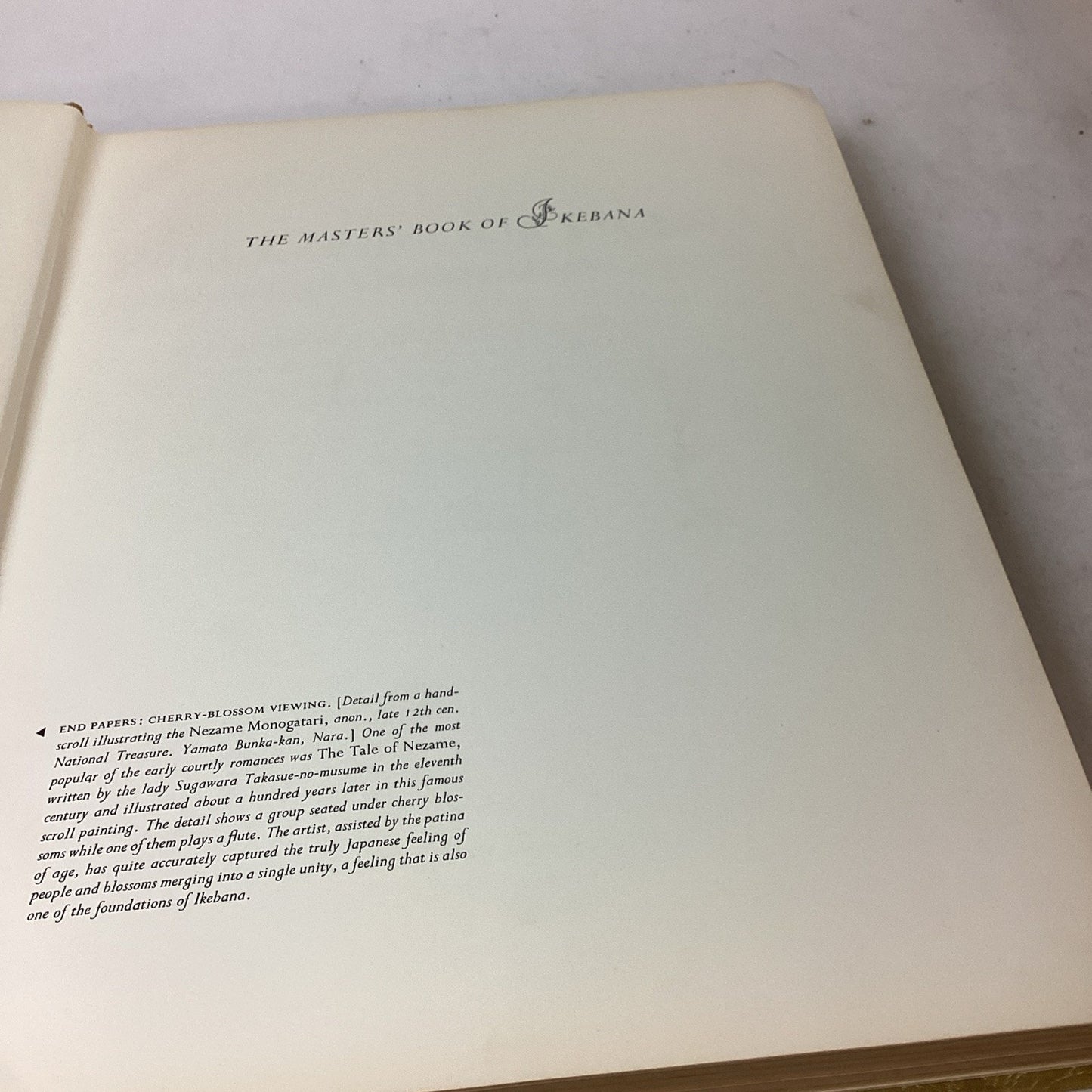 Japanese - The Masters Book Of Kebana - 1966 First Edition - Illustrated