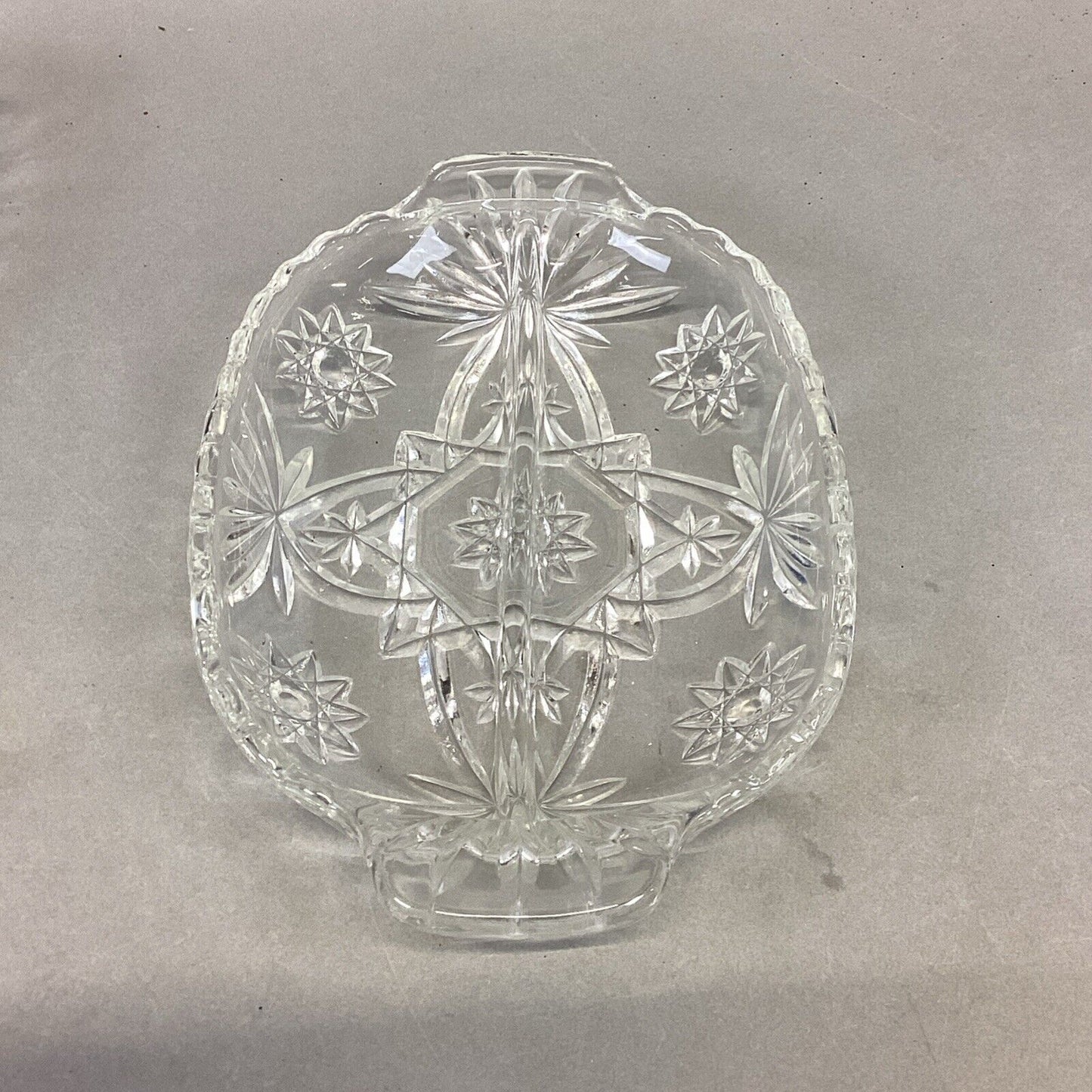 Set Of 3 Decorative Glass Butter Candy Serving Dishes