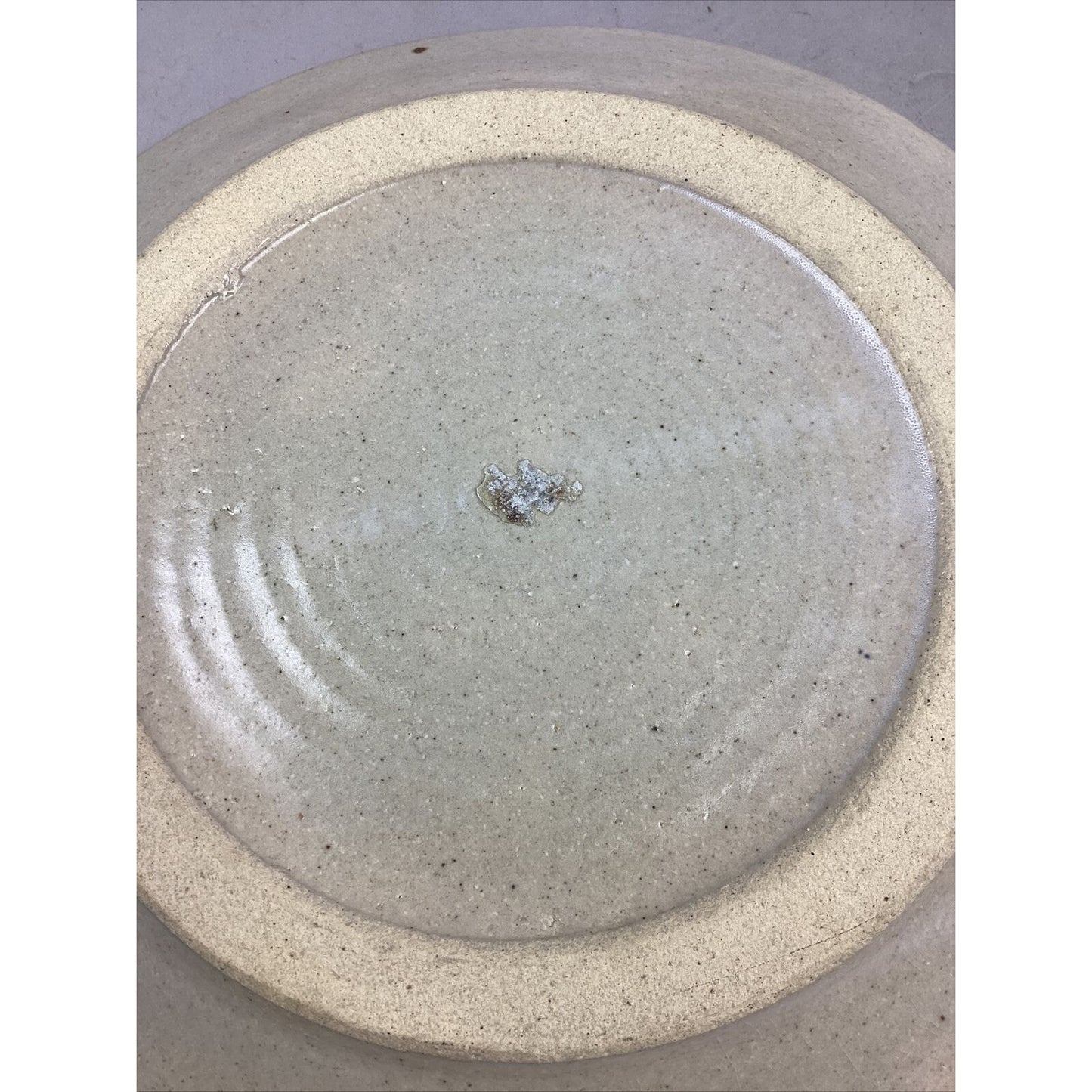 Set Of 3 Handmade Art Pottery Floral Bowl And 2 Plates
