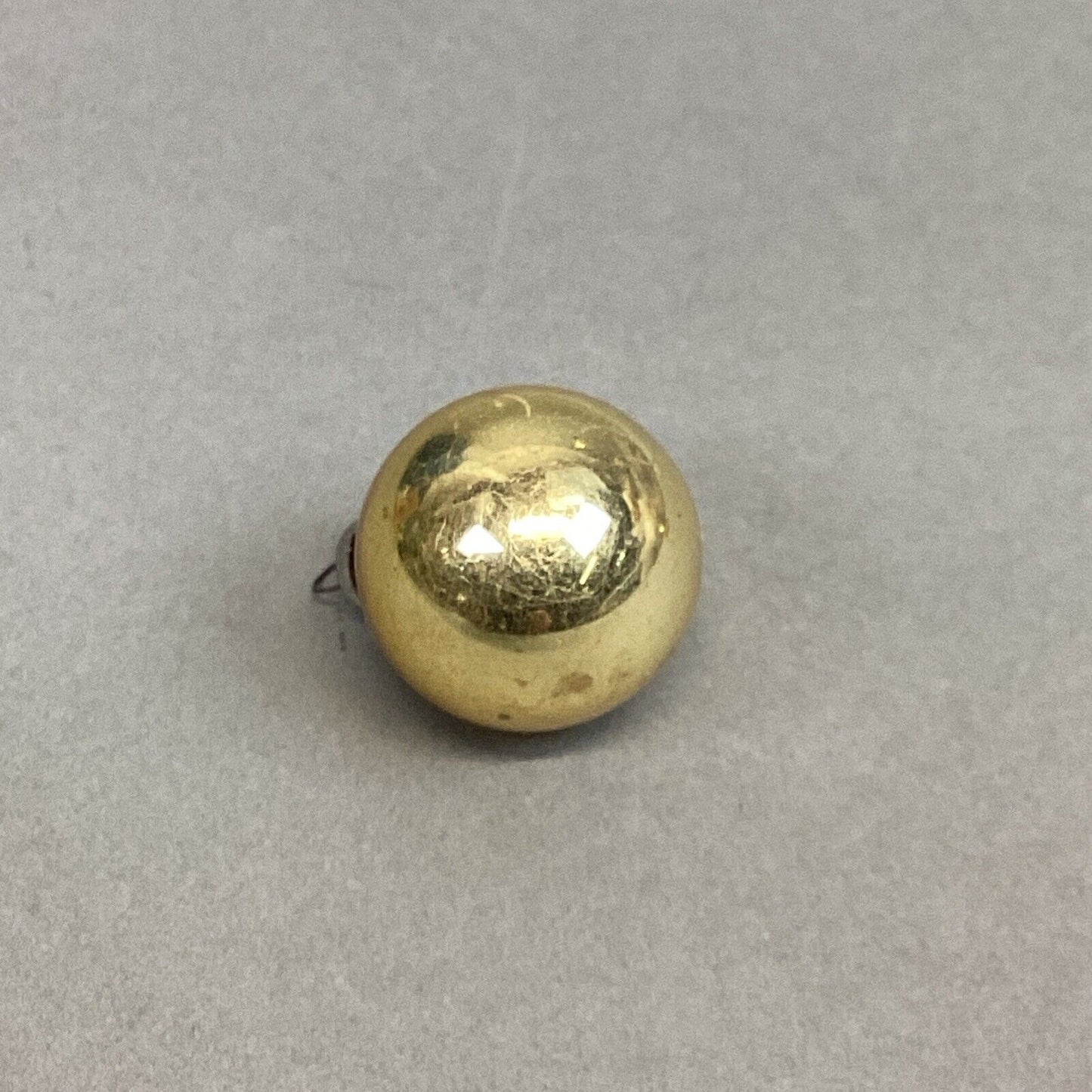 6 Vintage Christmas Ornaments - Angel, Nativity, Gold Balls, Champagne