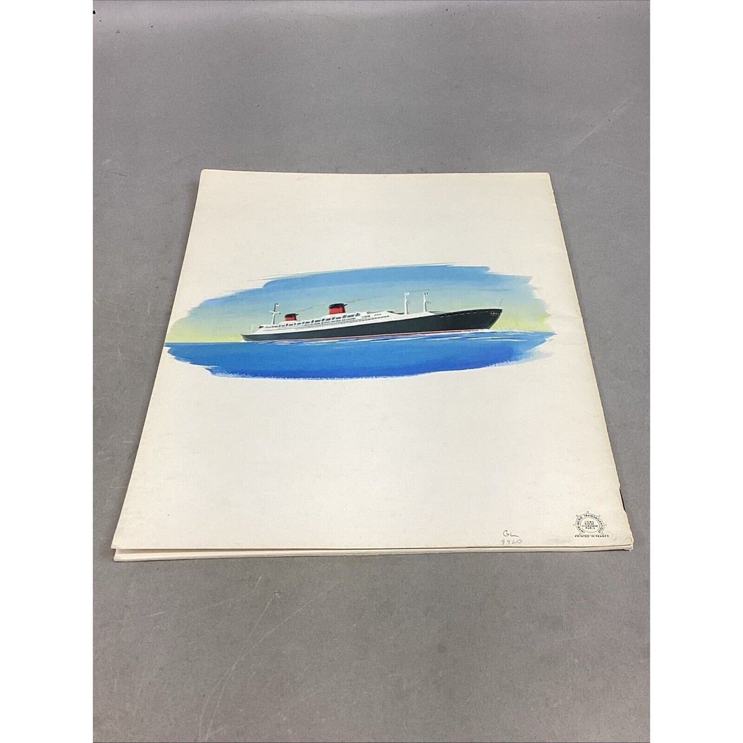 Set Of 2 1960 SS FRANCE La Compagnie Generale Transatlantique Children’s Books