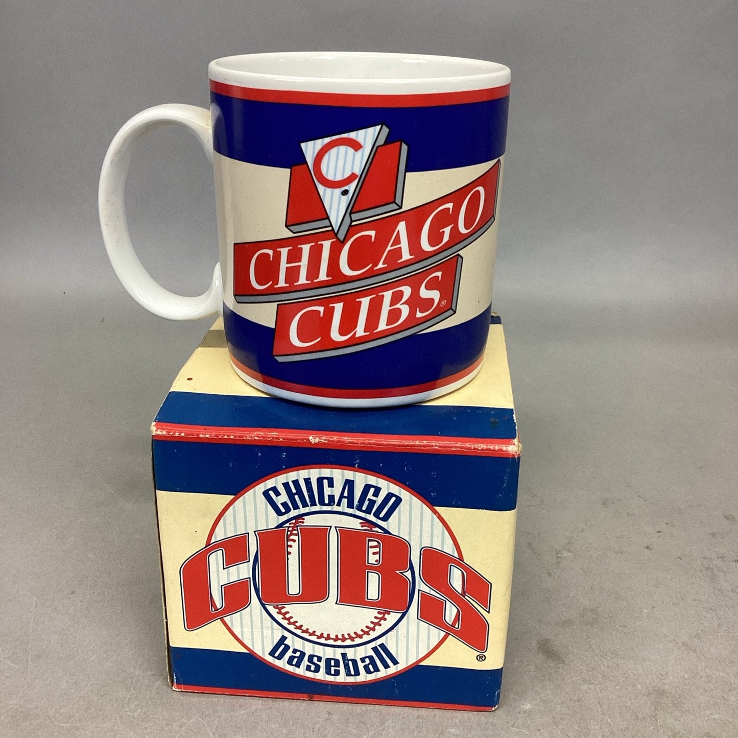 Vintage Chicago Cubs Mug In Original Box