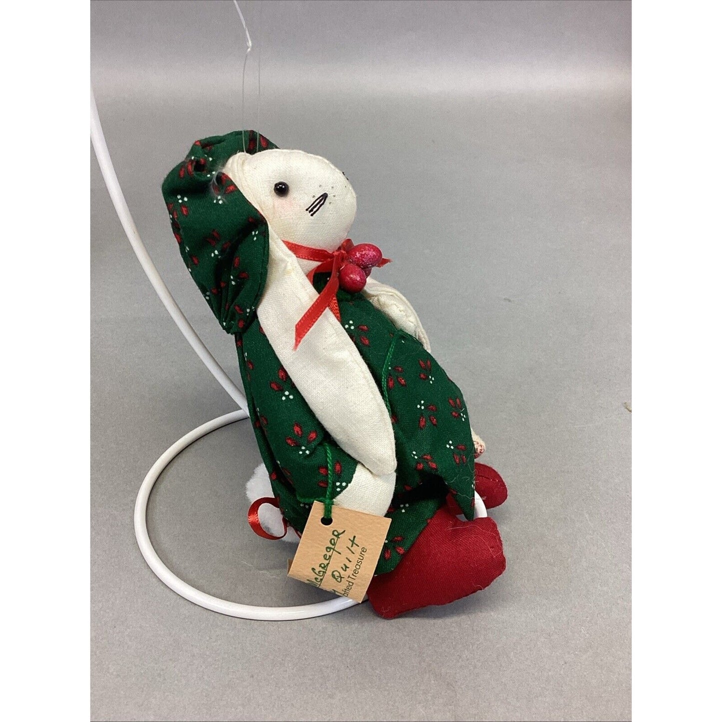 Peter McGregor And Anny McGregor Handcrafted Bunny Ornaments