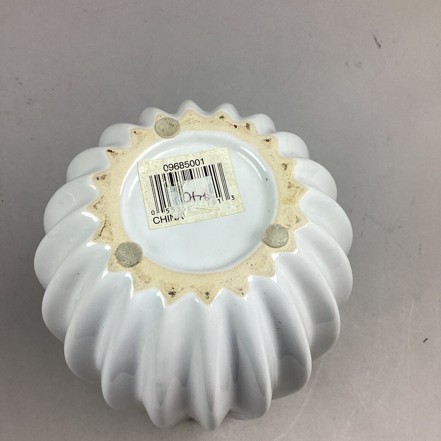 Large White Flower Vase - 12”