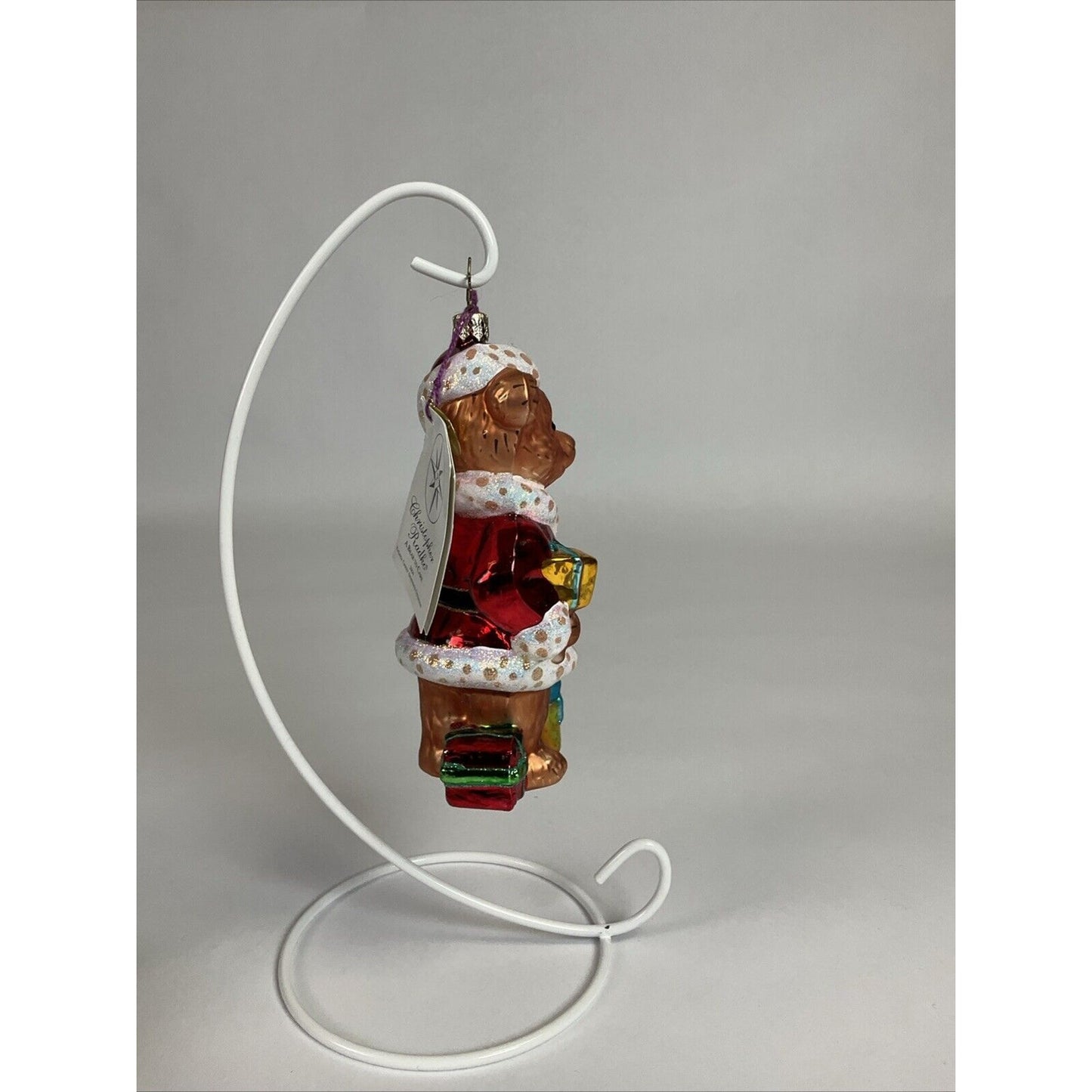 Christopher RADKO Christmas Ornament A BEAR TO CARE TEDDY Santa