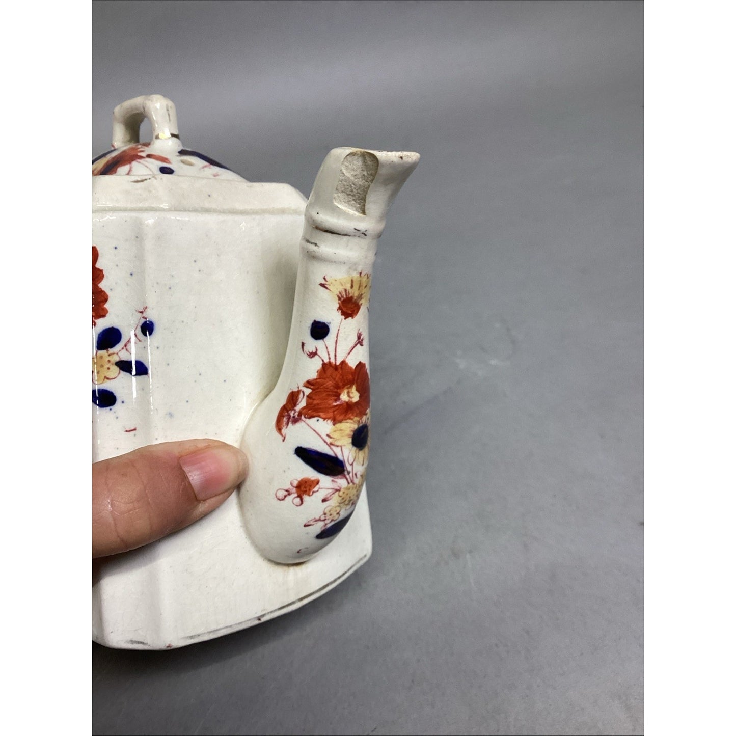 Vintage Mason’s Ironstone China Floral Pottery Teapot - Made In The UK - #23728