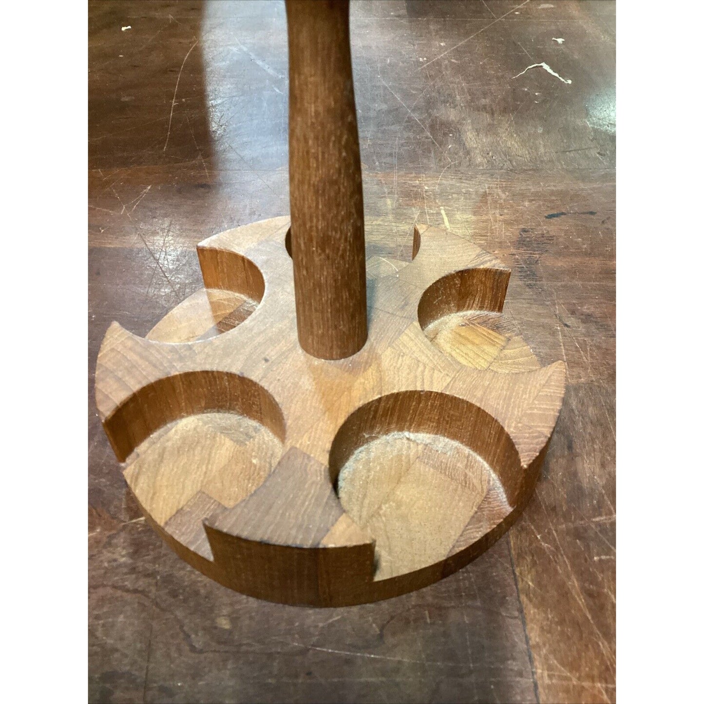 Vintage Wooden Teak Spice Rack - 7”