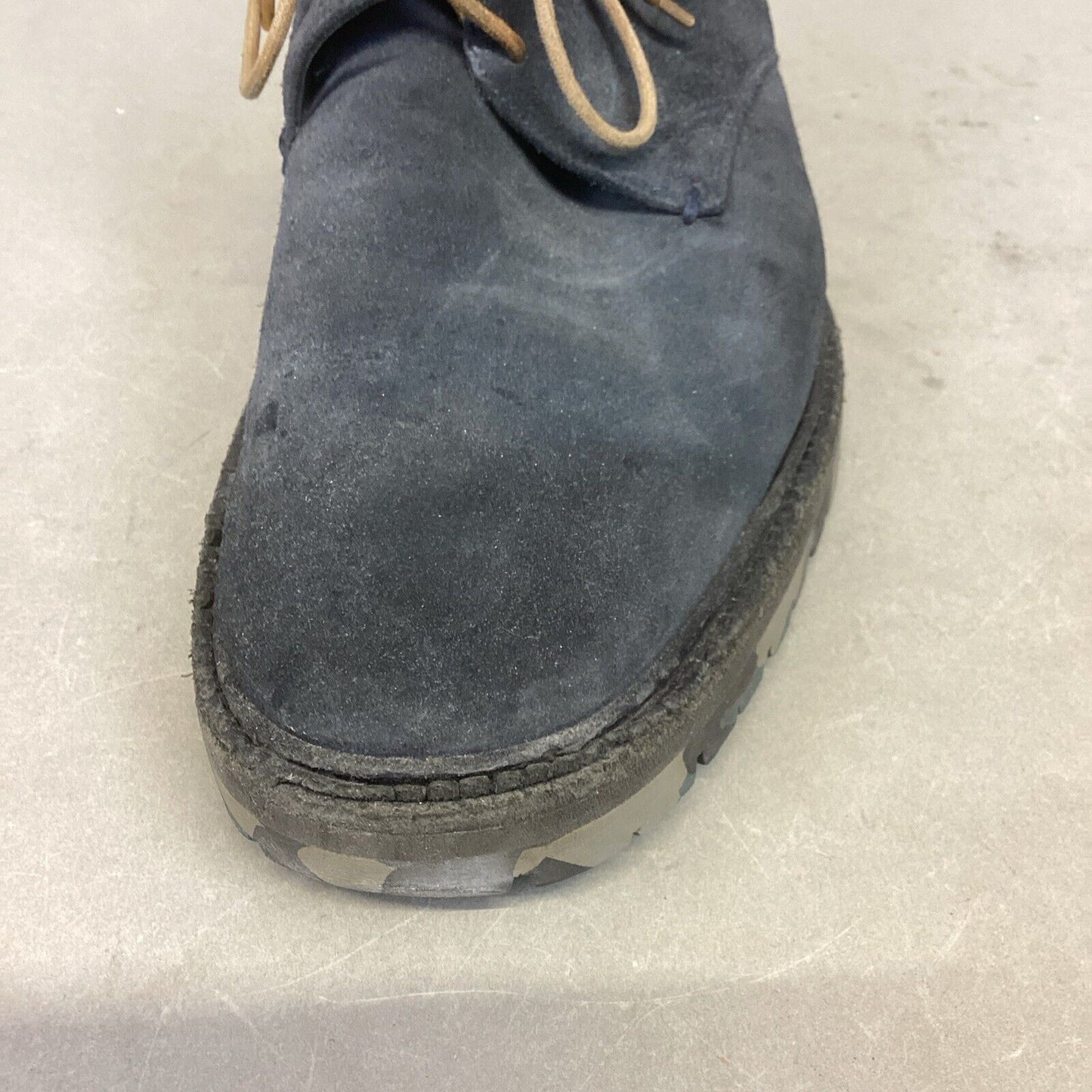 Sergio Rossie Blue Suede Oxford Shoes With Blue Camo Bottoms #4620 - 9