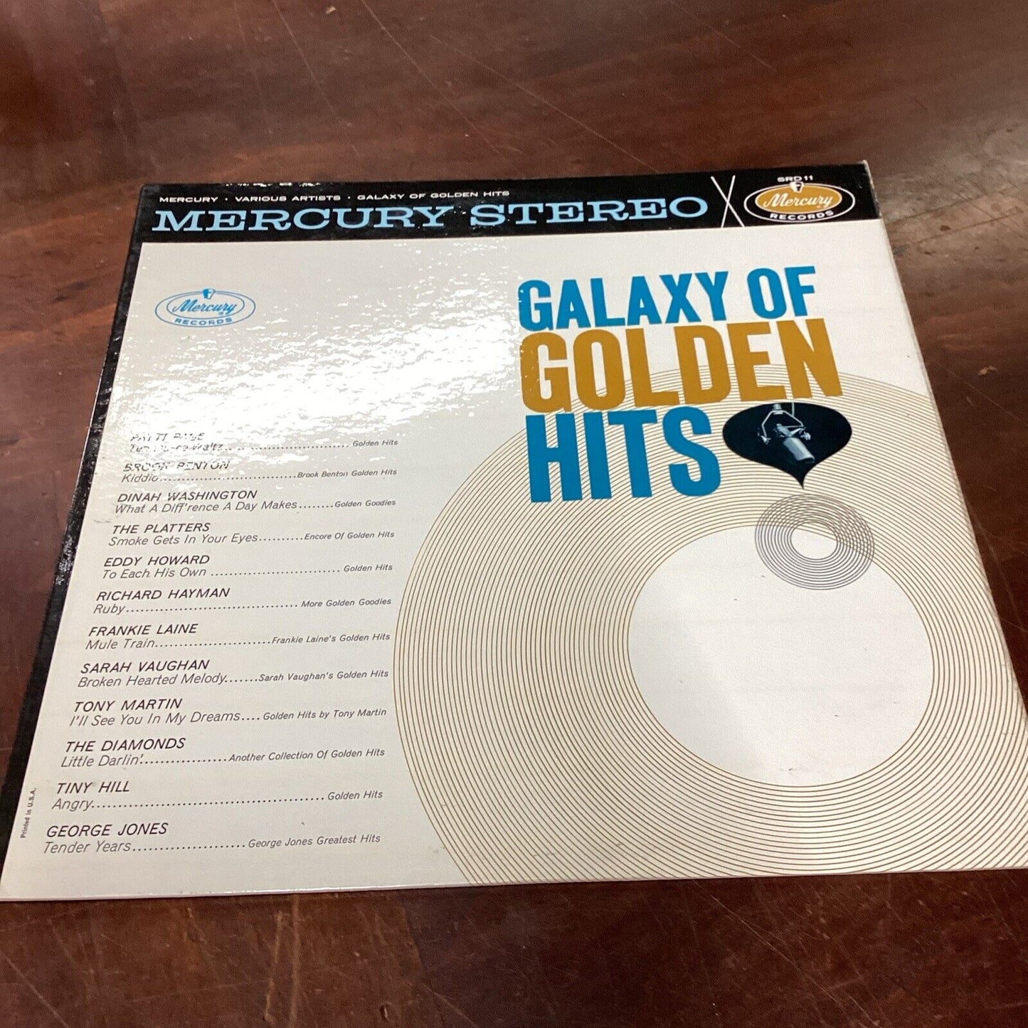 Smooth Country Greats & Galaxy Of Golden Hits LP Record