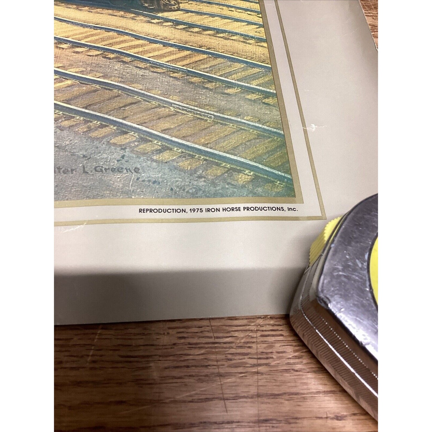 NY Central Railroad -"Westward Bound Mohawk Valley" - 1975 Reproduction - 27x22”