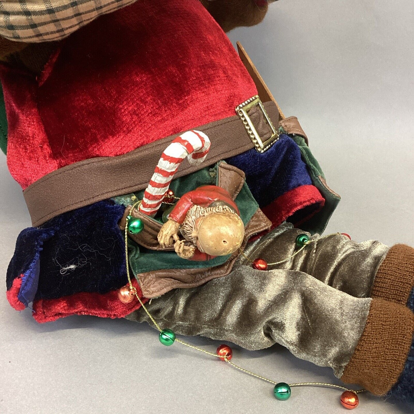 Vintage Large Norwegian Christmas Wood Maker Elf Doll - 30”