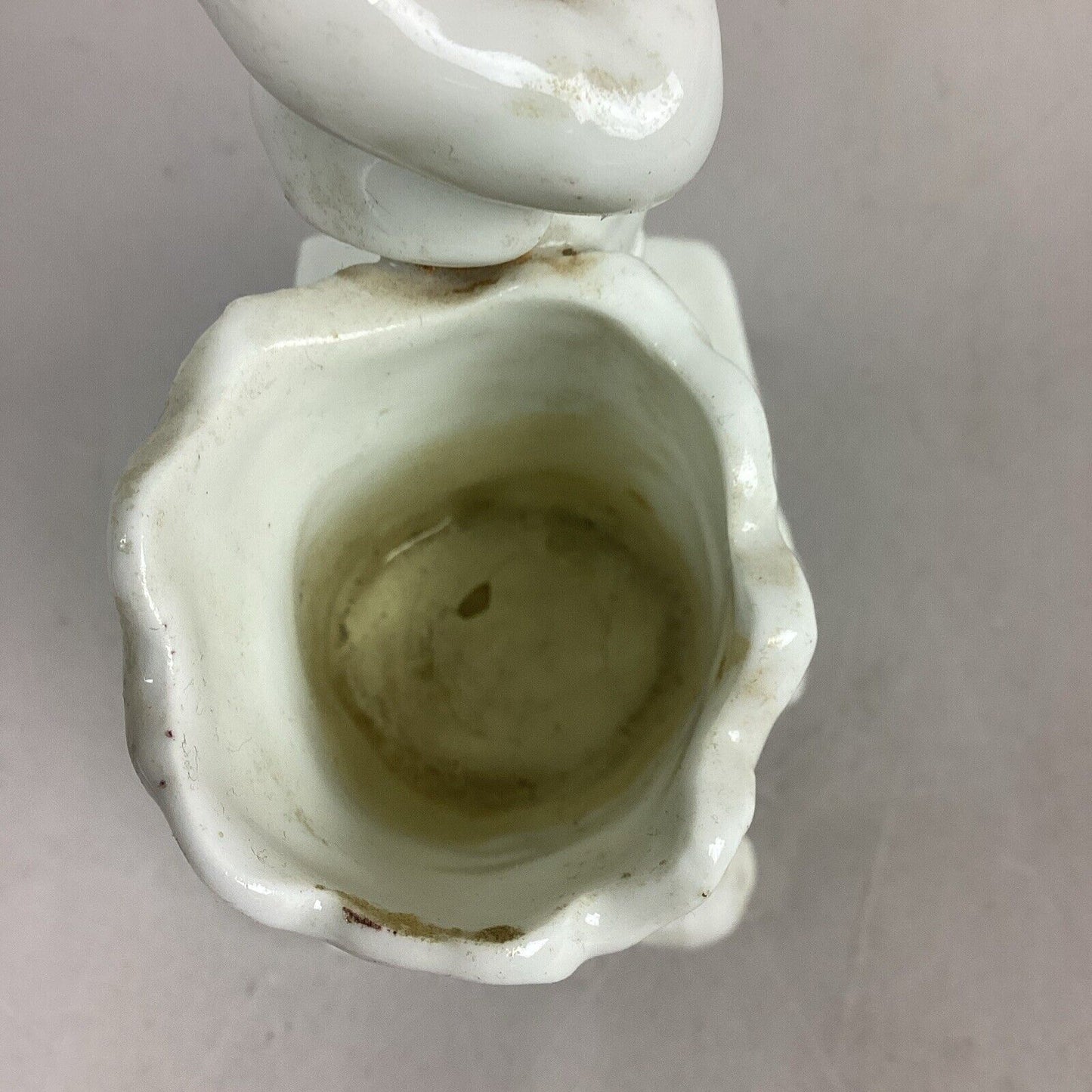 Antique Porcelain Figurine And Bud Vase