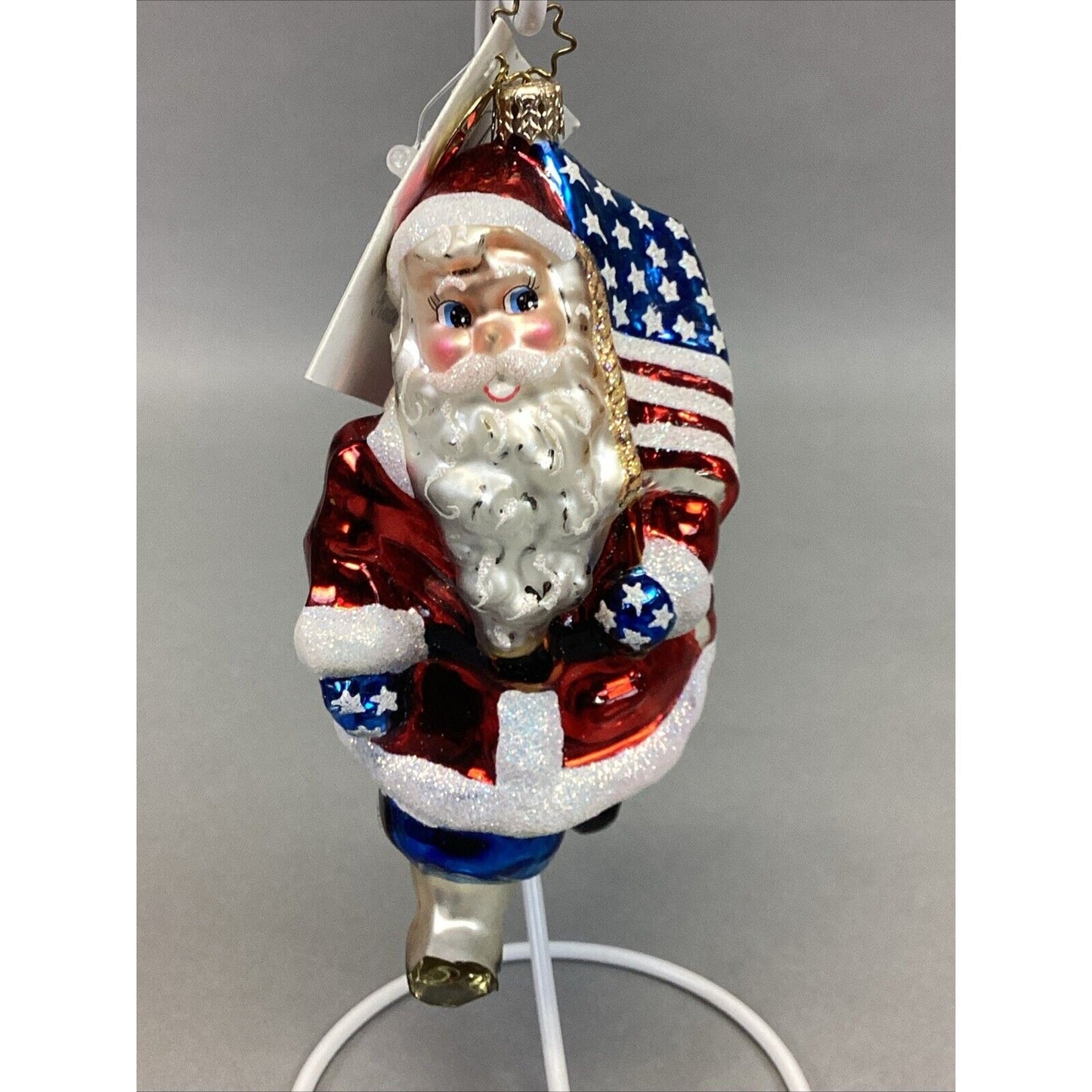 Radko A Little Pop Of Music & Patriot Parade Christmas Ornaments - Damaged